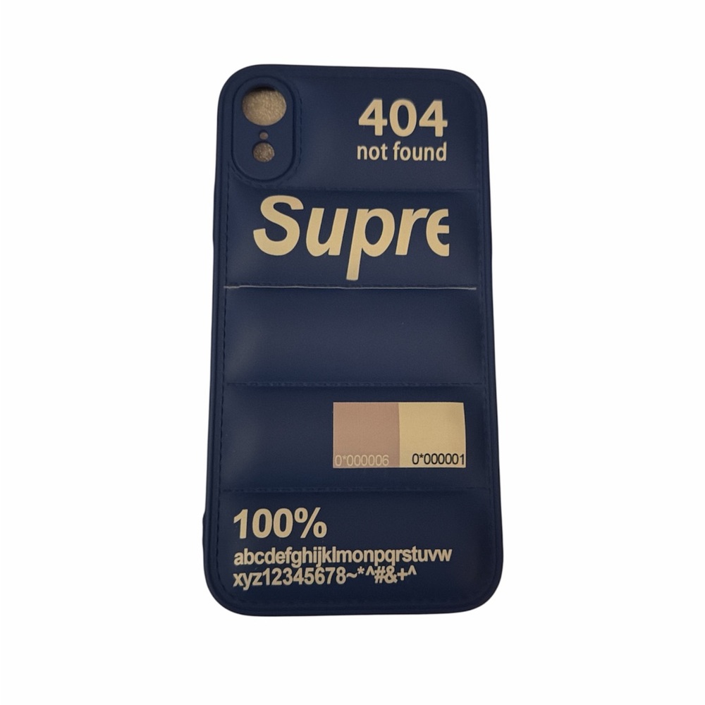 Supre 404 Not Found Puff Jacket iPhone XR
